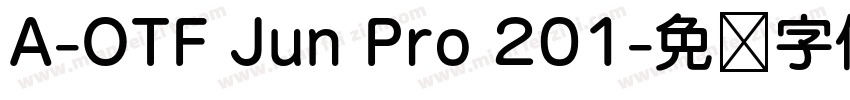 A-OTF Jun Pro 201字体转换
